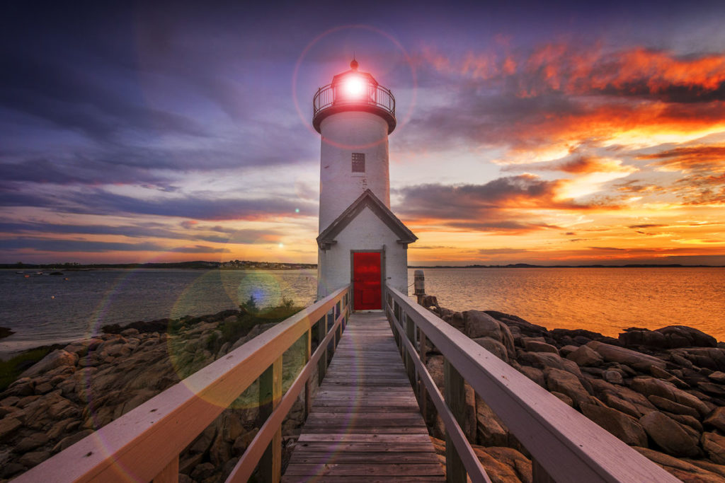 Annisquam Lighthouse Sunset