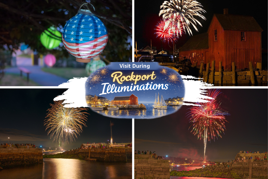 Visit During Rockport Illuminations Weekend