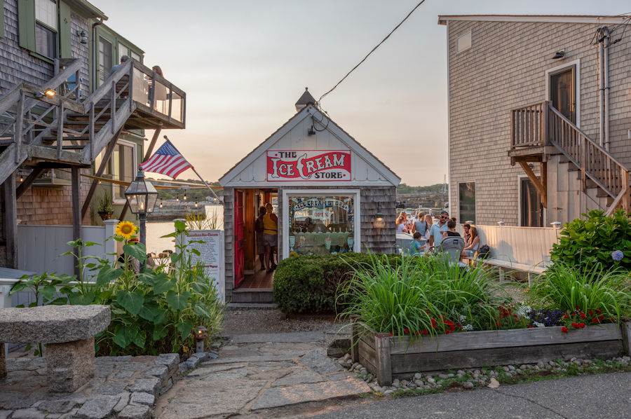 Widows Bay Film Locations Ice Cream Store Rockport MA